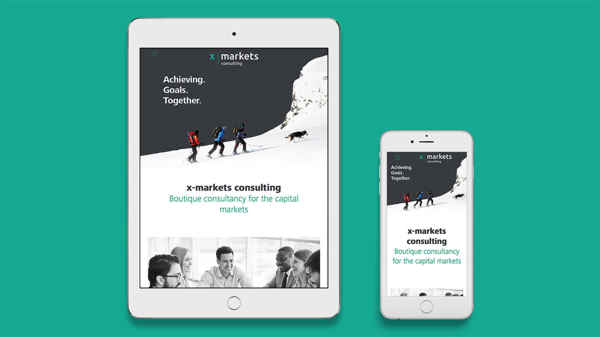 X markets website 01
